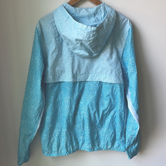 chubbies Mens Packable Hooded Windbreaker Fanny Pack Belt Bag Blue White Size S - Picture 2 of 12